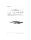 Page 139C–10Maintenance and Service Guide
Screw Listing
Ta b l e C - 4
M2.5 × 4.5 Screw(Continued)
Color Qty Length ThreadHead
Width
Black 11 4.5 mm M2.5 4.0 mm
Where used:
1 screw near the USB connector securing the system board to the base
enclosure (documented in Section 5.16) 