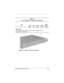 Page 184Maintenance and Service GuideC–3
Figure C-2. TM2.5 × 5.0 Screw Locations
Ta b l e  C - 1
Torx T8 Metric 2.5 × 5.0 Screw (Continued)
Color Qty Length ThreadHead 
Width
Silver 30 5.0 mm 2.5 mm 5.0 mm
Where used:
Two screws that secure the connector cover to the base enclosure
(documented in Section 5.8)
279372-001.book  Page 3  Friday, July 19, 2002  11:50 AM 