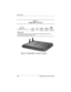 Page 145C–6Maintenance and Service Guide
Screw Listing
Figure C-5. Phillips M2.5 × 4.0 Screw Locations
Ta b l e  C - 3
Phillips M2.0 × 4.0 Screw
Color Qty. Length ThreadHead 
Width
Black 2 4.0 mm 2.0 mm 4.0 mm
Where used:
Two screws that secure the memory expansion compartment cover to the 
notebook (documented in Section 5.5)mm
307503-002.book  Page 6  Thursday, January 30, 2003  1:04 PM 