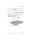 Page 177Screw Listing
Maintenance and Service GuideC–13
Figure C-12. PM2.5 × 4.0 Screw Locations
Ta b l e  C - 4
Phillips Metric 2.5 × 4.0 Screw
Color Qty Length ThreadHead 
Width
Silver 2 4.0 mm 2.5 mm 5.0 mm
Where used:
1 One screw that secures the memory expansion compartment cover to the 
base enclosure (documented in Section 5.5)
2 One screw that secures the mini PCI compartment cover to the base 
enclosure (documented in Section 5.6)
272638-001.book  Page 13  Thursday, July 25, 2002  4:21 PM 