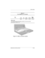 Page 179Screw Listing
Maintenance and Service GuideC–15
Figure C-14. TM2.5 × 9.0 Screw Locations
Ta b l e  C - 6
Torx T8 Metric 2.5 × 9.0 Screw
Color Qty Length ThreadHead 
Width
Silver 4 9.0 mm 2.5 mm 5.0 mm
Where used:
Four screws that secure the display assembly to the base enclosure 
(documented in Section 5.13)
272638-001.book  Page 15  Thursday, July 25, 2002  4:21 PM 