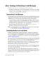 Page 604-14Microsoft Pocket Outlook
Inbox: Sending and Receiving E-mail Messages
Use Inbox to send and receive e-mail messages in either of these ways:
1. Synchronize e-mail messages with Microsoft Exchange or Outlook on your computer.
2. Send and receive e-mail messages by connecting directly to an e-mail server through 
an Internet service provider (ISP) or a network.
Synchronizing E-mail Messages
E-mail messages can be synchronized as part of the general synchronization process. First, 
enable Inbox...