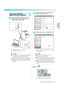 Page 73
Using the Memory Function71
2
 — — — — — — — — — — — — — — — — — — — — — — — — — — — — — — — — — — — — — — — — — — — — — — — — — — — — 
Retrieving embroidery 
patterns from the computer
aPlug the USB cable connectors into the 
corresponding USB port connectors on the 
computer and on the machine.
aUSB port connector for computer
b USB cable connector
Memo
zThe USB cable can be plugged into the USB 
port connectors on the computer and 
machine whether or not they are turned on.
z Embroidery patterns can...