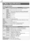 Page 86
Re ferenc e
„Product specifications
„Operating environment
ItemsSpecifications
Display Editor Lite lamp (green), STATUS lamp (green, orange, red)
Print
Printing 
methodDirect thermal printing via thermal head
Speed of 
printingMax. 5.9 (150 mm)/sec, Max. 93 labels/min. (Standard Address 
Labels) (When connected to the PC and using P-touch Editor)
Print head 300 dpi/720 dot
Max. printing 
width2.3 (59 mm)
Max. printing 
length39.37 (1 m) 
Min. printing 
length0.5 (12.7 mm)
Cutter Durable automatic...