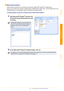 Page 16Creating Labels with Other Applications16
Introduction
Creating Labels
Appendix
Microsoft Outlook
With the Add-In function, you can directly copy the text in Microsoft® Outlook® to a label layout.
Items you can import are: Contacts, Calendar items, Deleted Items, Drafts, Inbox, Journal, Notes (text in the 
Notes dialog box is not available), Outbox, Sent Items and Tasks windows.
Creating labels using the Contacts data in Microsoft Outlook
1Open Microsoft® Outlook® Contacts and 
choose the Contact...