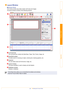 Page 24Starting the P-touch Editor24
Introduction
Creating Labels
Appendix
Layout Window
„Standard Mode
This mode provides easy label creation with texts and images.
The layout window consists of the following sections:
Command bar
The command bar contains the New/Open, Paper, Text, Frame, Image, etc. 
Draw/Edit toolbar
Provides tools for choosing an object, entering text, drawing graphics, etc.
Inspector
You can easily insert and format text, image, etc.
Layout window
The layout window is used to display and...