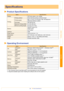 Page 36Appendix
Product Specifications36
Introduction
Creating Labels
Product Specifications
Operating Environment
*1 The computer should meet Microsoft®’s recommendations for the OS installed. 
*2 Required available space when installing the software with all of the options.
Specifications
ItemsSpecifications
Display LED lamp (green, red, orange)
Printing
Printing method Direct thermal printing via thermal head
Printing speedMax. 4.3 inch (110 mm)/sec, Max. 68 labels/min. 
(Standard Address Labels)
Print head...