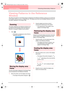 Page 201Advanced OpreationLayout & Editing
193
Layout & EditingChecking Embroidery Patterns
Viewing Patterns in the Reference 
Window
All outlines and patterns in the Design Page are displayed in the Reference Window, giving you an overall view 
of the pattern while you work on a detailed area. The display area frame (red rectangle) indicates the part of 
the pattern displayed in the Design Page.
Zooming
The pattern displayed in the Reference Window can 
be reduced to fit completely within the Reference 
Window...