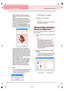 Page 204196
Layout & EditingSaving and Printing
bMemo:
Patterns created on a custom-sized Design 
Page are written to cards split into their various 
sections.
If the total size of the pattern exceeds the 
capacity of the original card or if your Design 
Page is set to a custom size of 90 
× 90 cm (3.54” × 3.54”), and is split into over 80 sections, you 
will need to split the pattern into sections and 
write them onto several original cards.
In this case, the 
Select Hoop Sections dialog 
box appears to let you...