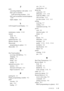 Page 150INDEX   I - 3
J
jacks
converting telephone wall outlets   2-12
EXT. jack on machine
TAD (answering machine)   2-10
EXT. jack on machine external telephone 
  2-10
triplex adapter   2-12
L
LCD (Liquid Crystal Display)   3-1
M
maintenance, routine   13-18
manual
mode   5-1
sending   6-2
manual feed slot   2-6
Memory Security   5-6
Menu mode
programming at a glance   3-1
Menu table   3-3
O
One Touch numbers
accessing with Shift key   7-1
changing   7-2
dialing   7-5
listing   10-2
storing   7-1
optional...