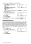 Page 74
4 - 6   GETTING STARTED
For MFC-8640D, MFC-8840D and MFC-8840DN
1Press Menu, 1, 2, 1 to set the 
paper type for  MP Tray.
— OR —
Press 
Menu, 1, 2, 2 to set the 
paper type for  Tray #1.
— OR —
If you have the optional paper tray, press 
Menu, 1, 2, 3 to set 
the paper type for  Tray #2.
2Press   or   to select  Thin, 
Plain , Thick , Thicker  or 
Transparency .
3Press Set.
4Press Stop/Exit.
Setting the Paper Size
You can use eight sizes of paper for printing copies: A4, letter, legal, 
executive, A5,...