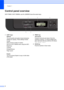 Page 20Chapter 1
6
Control panel overview1
DCP-7060D, DCP-7065DN, and HL-2280DW have the same keys.
 
1 COPY keys:
Options
You can quickly and easily choose temporary 
settings for copying. These settings include:
Quality
Stack (choose number of copies)
Sort (For DCP-7065DN when using the ADF)
Brightness
Contrast
Enlarge/Reduce
Page Layout
Duplex
You can choose Duplex to copy on both sides 
of the paper.2 PRINT key:
Job Cancel
Cancels a print job and clears it from the 
machine’s memory. To cancel multiple...