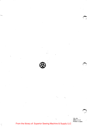 Page 37--· 
118-814· 1928_14-0-14 
Printed in Japan 
From  the library  of: Superior  Sewing Machine  & Supply  LLC  