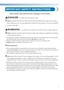 Page 31
————————————————————————————————————————————————————————————————————————————————————————————————————————————————————————
IMPORTANT SAFETY INSTRUCTIONS
Please read these safety instructions before attempting to use the machine.
DANGER - To reduce the risk of electric shock:
1Always unplug the machine from the electrical outlet immediately after using, when cleaning, 
when making any user servicing adjustments mentioned in this manual, or if you are leaving the 
machine unattended. 
WARNING - To reduce...