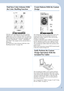 Page 97
Find New Color Schemes With 
the Color Shuffling Function
With the color shuffling function, the machine 
suggests new color schemes for the embroidery 
pattern that you have selected. After you select the 
desired effect from one of the four available color 
schemes (“RANDOM”, “VIVID”, “GRADIENT” 
and “SOFT”) the sample for the selected effect is 
displayed.
See “Find New Color Schemes With the Color 
Shuffling Function” on page 283.
Create Patterns With My Custom 
Design
Any image that you draw in...