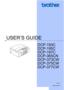 Page 1
USER’S GUIDE
DCP-193C
DCP-195C
DCP-197C
DCP-365CN
DCP-373CW
DCP-375CW
DCP-377CW
 
Version 0
ARL/ASA/NZ/SAF
Downloaded from ManualsPrinter.com Manuals 