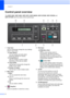 Page 14
Chapter 1
6
Control panel overview1
The  DCP-193C , DCP-195C , DCP-197C , DCP-365CN , DCP-373CW , DCP-375CW  and 
DCP-377CW  have the same control panel keys.
 
1 Copy keys:
Lets you temporarily change the copy settings 
when in copy mode.„ Copy Options
You can quickly and easily select 
temporary settings for copying.
„ Enlarge/Reduce
Lets you enlarge or reduce copies 
depending on the ratio you select.
„ Copy Quality
Use this key to temporarily change the 
quality of your copies.
„ Number of Copies...