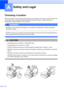 Page 58
50
A
Choosing a locationA
Put your machine on a flat, stable surface that is free of vibration and shocks, such as a desk. Put 
the machine near a standard, grounded electrical socket. Choose a location where the 
temperature remains between 10°C and 35 °C.
WARNING 
DO NOT put the machine near heaters, air conditioners, refrigerators, medical equipment, 
chemicals or water.
  
DO NOT connect your machine to electrical sockets on the same circuit as large appliances or 
other equipment that might disrupt...