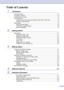 Page 7v
Table of Contents
1Introduction
Using this Guide ..................................................................................................1-1
Choosing a location .............................................................................................1-2
Control panel overview ........................................................................................ 1-3
Load document ....................................................................................................1-4Using...