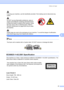 Page 43Safety and legal
37
A
 
Note
 
IEC60825-1+A2:2001 SpecificationA
This machine is a Class 1 laser product as defined in IEC60825-1+A2:2001 specifications. The 
label shown below is attached in countries where required.
Laser Diode AA
Wave length: 780 - 800 nm
Output: 10 mW max.
Laser Class: Class 3BIf moving your machine, use the handholds provided. First making sure to disconnect any 
cables.
DO NOT use any flammable substances, spray or 
organic solvent/liquids containing alcohol/ammonia 
to clean the...