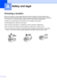 Page 42
34
A
Choosing a locationA
Place your machine on a flat, stable surface that is free of vibration. Put the machine near a 
standard, grounded electrical socket. Choose a location where the temperature remains between 
10 ° C and 32.5 ° C and the humidity is between 20% to 80% (without condensation).
„ Make sure cables leading to the mach ine do not constitute a trip hazard.
„ Avoid placing your machine on the carpet.
„ Do not place near heaters, air conditio ners, water, chemicals or refrigerators.
„ Do...