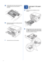 Page 44
gGently shake it from side to side several times 
to distribute the toner evenly inside the 
assembly.
hPut the drum unit and toner cartridge assembly 
back in the machine.
iClose the front cover of the machine.
3
Load paper in the paper 
tray
aPull the paper tray completely out of the 
machine.
bWhile pressing the green paper-guide release 
levera, slide the paper guides to fit the paper 
size you are loading in the tray. Make sure that 
the guides are firmly in the slots.
1
 