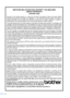 Page 8vi
BROTHER MULTIFUNCTION CENTER® / FAX MACHINE
LIMITED WARRANTY 
(Canada only)
Pursuant to the limited warranty of 1 year from the date of purchase for labour and parts, Brother
International Corporation (Canada) Ltd. (“Brother”), or its Authorized Service Centres, will repair or
replace (at Brother’s sole discretion) this MFC/Fax machine free of charge if defective in material or
workmanship. This warranty applies only to products purchased and used in Canada.
This limited Warranty does not include...