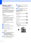 Page 34
Chapter 4
26
Making N in 1 copies or a 
poster (page layout) 4
The N in 1 copy feature can help you save 
paper by letting you copy two or four pages 
onto one printed page.
You can also make a poster. When you use 
the poster feature your machine divides your 
document into sections, then enlarges the 
sections so you can assemble them into a 
poster.
Important4
„ Please make sure paper size is set to 
Letter , Legal  or A4.
„ You cannot use the  Enlarge/Reduce 
setting with the N in 1 and Poster...