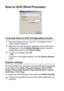 Page 1529 - 12   USING THE BROTHER CONTROL CENTER (FOR WINDOWS® 95/98/98SE/ME/2000 PROFESSIONAL AND WINDOWS NT® WS 4.0)
Scan to OCR (Word Processor)
To access Scan to OCR Configurations screen
1Place the original face up in the ADF. The Brother Control 
Center screen will pop up.
2Right-click the word processor application button and click on 
Configuration
. Click the Modify Settings button to view the 
configuration screen of the Control Center.
3To save your settings, click OK.
—OR—
To go back to the default...