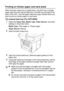 Page 846 - 7   USING THE DCP AS A PRINTER
Printing on thicker paper and card stock 
When the back output tray is pulled down, the DCP has a straight 
paper path from the manual feed tray or the MP tray through to the 
back of the DCP. Use this paper feed and output method when you 
want to print on thicker paper or card stock.
The manual feed tray (For DCP-8020)
1Select the Paper Size, Media Type, Paper Source, and other 
settings in the printer driver.
Media Type: Thick paper or Thicker paper
Paper Source:...