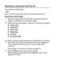 Page 1208 - 3   HOW TO SCAN USING WINDOWS®
Scanning a document into the PC
You can scan a whole page
—OR—
Scan a portion of the page after pre-scanning the document.
Scanning a whole page
1Place the original face up in the ADF (automatic document 
feeder), or face down on the scanner glass.
2Adjust the following settings, if required, in the Scanner window:
■Image Type 
■Resolution 
■Scan Type 
■Brightness 
■Contrast 
■Document Size 
See Settings in the Scanner window on page 8-6.
3Click the Start button in the...