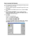 Page 119HOW TO SCAN USING WINDOWS®   8 - 2
How to access the Scanner
1Open the software application (ScanSoft® PaperPort®) to scan 
a document.
2Select Scan from the File drop-down menu or select the Scan 
button.
3Select Brother DCP-8045D (if using a parallel interface), 
Brother DCP-8045D USB or Brother DCP-8045D LAN from 
the Scanner drop-down list box.
4Click Scan.
If the DCP is connected via:
Parallel
—use ‘Brother DCP-8045D’
USB—use ‘Brother DCP-8045D USB’
LAN—u se ‘Brother DCP-8045D LAN’
The Brother...