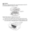 Page 25614 - 31   TROUBLESHOOTING AND ROUTINE MAINTENANCE
WARNING
Just after you have used the DCP, some internal parts of the DCP 
are extremely HOT! So please be careful.
Follow these steps to replace the drum unit:
1Press the cover release button and then open the front cover.
2Remove the old drum unit and toner cartridge assembly. Place 
it on a drop cloth or disposable paper to avoid scattering toner.
HOT!
 