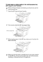 Page 41PAPER   2 - 9
To load paper or other media in the multi-purpose tray 
(MP tray) (For DCP-8045D)
1Open the MP tray and lower it gently.
2Pull out and unfold the MP tray support flap.
3When loading paper in the MP tray, make sure it touches the 
back of the tray.
When printing envelopes and labels you should only use the 
multi-purpose tray.
Make sure that the paper is straight and in the proper position 
on the MP tray. If it is not, the paper may not be fed properly, 
resulting in a skewed printout or a...