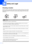 Page 5038
A
Choosing a locationA
Place your machine on a flat, stable surface that is free of vibration and shocks. Put the machine 
near a standard, grounded AC power outlet. Choos e a location where the temperature remains 
between 50 °F and 90.5 °F (10 °C and 32.5 °C) and the humidity is between 20% to 80% (without 
condensation).
CAUTION 
Avoid placing your machine in a high-traffic area.
  
Do not place the machine near heaters, air conditioners, refrigerators, water, chemicals or 
devices that contain...