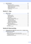 Page 11ix
4 Security features 27
Secure Function Lock 2.0 .................................................................................... 27
Setting the password for the administrator  ................................................... 27
Changing the password for the administrator ................................................ 28
Setting up public user mode .......................................................................... 28
Setting up restricted users...