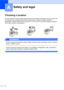 Page 6552
A
Choosing a locationA
Put your machine on a flat, stable surface that is free of vibration and shocks, such as a desk. Put 
the machine near a standard grounded AC power outlet. Choose a location where the 
temperature remains between 50°F and 90.5°F (10°C and 32.5°C) and the humidity is between 
20% to 80% (without condensation).
WARNING 
DO NOT expose the machine to direct sunlight, excessive heat, open flames, salty or corrosive 
gasses, moisture or dust.
  
DO NOT place the machine near heaters,...