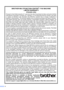 Page 8vi
BROTHER MULTIFUNCTION CENTER® / FAX MACHINE 
LIMITED WARRANTY 
(Canada only)
Pursuant to the limited warranty of 1 year from the date of purchase for labour and parts, Brother
International Corporation (Canada) Ltd. (“Brother”), or its Authorized Service Centres, will repair
or replace (at Brothers sole discretion) this MFC/Fax machine free of charge if defective in
material or workmanship. This warranty applies only to products purchased and used in Canada. 
This limited Warranty does not include...