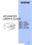 Page 131ADVANCED 
USER’S GUIDE
MFC-J220
MFC-J265W
MFC-J410
MFC-J415W
 
Version 0
UK/IRE/GEN
 