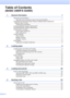 Page 19ii
Table of Contents 
(BASIC USER’S GUIDE)
1 General information 1
Using the documentation ....................................................................................... 1
Symbols and conventions used in the documentation .................................... 1
Accessing the Advanced User’s Guide, Software User’s Guide and  Network User’s Guide ......................................................................................... 1Viewing Documentation...