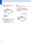 Page 24Chapter 2
16
bPress and slide the paper side 
guides (1) and paper length guide (2) to 
fit the paper size.
 
cPut the photo paper into the photo paper 
tray and gently adjust the paper side 
guides to the paper.
Make sure the paper side guides touch 
the sides of the paper.
Check that the paper is flat in the tray.
Note
• Always make sure that the paper is not  curled or wrinkled.
• The Photo indicator confirms that the  photo paper tray is in the  Photo printing 
position. The A4/LTR indicator confirms...