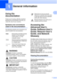 Page 91
1
1
Using the 
documentation
1
Thank you for buying a Brother machine! 
Reading the documentation will help you 
make the most of your machine. 
Symbols and conventions 
used in the documentation1
The following symbols and conventions are 
used throughout the documentation.
Accessing the 
Advanced User’s 
Guide, Software User’s 
Guide, Network User’s 
Guide, and Network 
Glossary
1
This Basic User’s Guide does not contain all 
the information about the machine, such as 
how to use the advanced features...