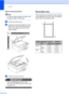 Page 30Chapter 3
22
How to load documents3
Note
To use the scanner glass, the ADF must 
be empty. (DCP-J715W only)
 
aLift the document cover.
bUsing the document guidelines on the  
left and top, place the document face 
down in the upper left corner of the 
scanner glass.
 
 
cClose the document cover.
IMPORTANT
If you are scanning a book or thick 
document, DO NOT slam the cover down 
or press on it.
 
Scannable area3
The scannable area depends on the settings 
in the application you are using. The figures...