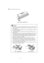 Page 623-6

 
 4.Remove the protective cover.
Fig.3-6  Remove the protective cover
!Caution
· Only unpack the toner cartridge immediately before you need to install it into the
printer. If toner cartridges are left unpacked for a long period of time, the toner
life is shortened.
· If an unpacked drum unit is subjected to excessive direct sunlight or room light,
the unit may be damaged.
· Use a Brother genuine toner cartridge which is specially formulated to ensure
top print quality.
· Printing with a 3rd...