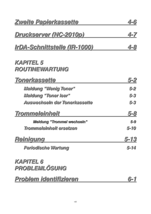 Page 8viii
Z Z
Z
w w
w
e e
e
i i
i
t t
t
e e
e
   
 
P P
P
a a
a
p p
p
i i
i
e e
e
r r
r
k k
k
a a
a
s s
s
s s
s
e e
e
t t
t
t t
t
e e
e
                              4 4
4
- -
-
6 6
6
D D
D
r r
r
u u
u
c c
c
k k
k
s s
s
e e
e
r r
r
v v
v
e e
e
r r
r
   
 
( (
(
N N
N
C C
C
- -
-
2 2
2
0 0
0
1 1
1
0 0
0
p p
p
) )
)
                          4 4
4
- -
-
7 7
7
I I
I
r r
r
D D
D
A A
A
- -
-
S S
S
c c
c
h h
h
n n
n
i i
i
t t
t
t t
t
s s
s
t t
t
e e
e
l l
l
l l
l
e e
e
   
 
( (
(
I I
I
R R
R
- -
-
1 1
1
0 0
0
0 0...