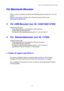 Page 51KAPITEL 2 DRUCKERTREIBER UND SOFTWARE
2-12
F
F
ü
ü
r
r
 
 
M
M
a
a
c
c
i
i
n
n
t
t
o
o
s
s
h
h
-
-
B
B
e
e
n
n
u
u
t
t
z
z
e
e
r
r
Dieser Drucker unterst
ützt die Macintosh® Betriebssystemversionen 8.51, 8.6, 9.0
und 9.1.
Weitere Informationen erhalten Sie im Brother Solutions Center unter
http://solutions.brother.com
™   Für USB-Benutzer (nur HL-1440/1450/1470N)
Systemanforderungen:
Power Macintosh mit vorinstalliertem USB-Anschluss
32 MB RAM (64 MB empfohlen)
Erforderliche Mac Betriebssysteme sind...