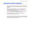 Page 78CHAPTER 2 DEIVER AND SOFTWARE
2-25
A A
u u
t t
o o
m m
a a
t t
i i
c c
   
I I
n n
t t
e e
r r
f f
a a
c c
e e
   
S S
e e
l l
e e
c c
t t
i i
o o
n n
This printer has an Automatic interface selection function. When the printer
receives data from the computer, it automatically selects the interface that is
appropriate.
When you use the parallel interface, you can turn the high-speed and bi-
directional parallel communications on or off in the Parallel menu in
INTERFACE mode using the control panel. For...