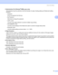 Page 34Driver and software
27
3
„Administrator (For Windows® 98/Me users only)
Administrators have the authority to limit the Number of copies, Scaling setting and Watermark setting 
functions.
• Password
Enter the password into this box.
•Set Password
Click here to change the password.
•COPY LOCK
Lock the copy pages selection to prevent multiple copy printing.
• WATERMARK LOCK
Lock the current settings of the Watermark option to prevent changes being made.
• SCALING LOCK
Lock the scaling setting as shown...