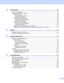 Page 6V
3Control panel  .............................................................................................................3-1
Service call indications ...................................................................................................................... 3-5
Control panel button (Go button) ....................................................................................................... 3-7
Print a test page...