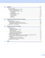 Page 7VI
AAppendix ................................................................................................................... A-1
Printer specifications.......................................................................................................................... A-1
Symbol and character sets (For HL-2070N) ...................................................................................... A-9
How to use the Web browser...